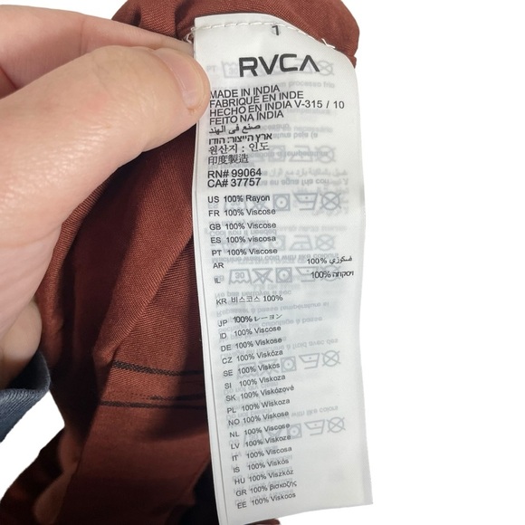 NWT RVCA Women’s Capital Knot Tank Dress in Rust Size L - Picture 14 of 17